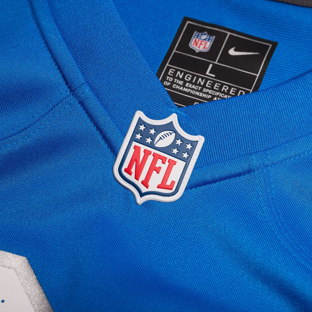 Malcolm Rodriguez Detroit Lions Nike Game Jersey - Blue
