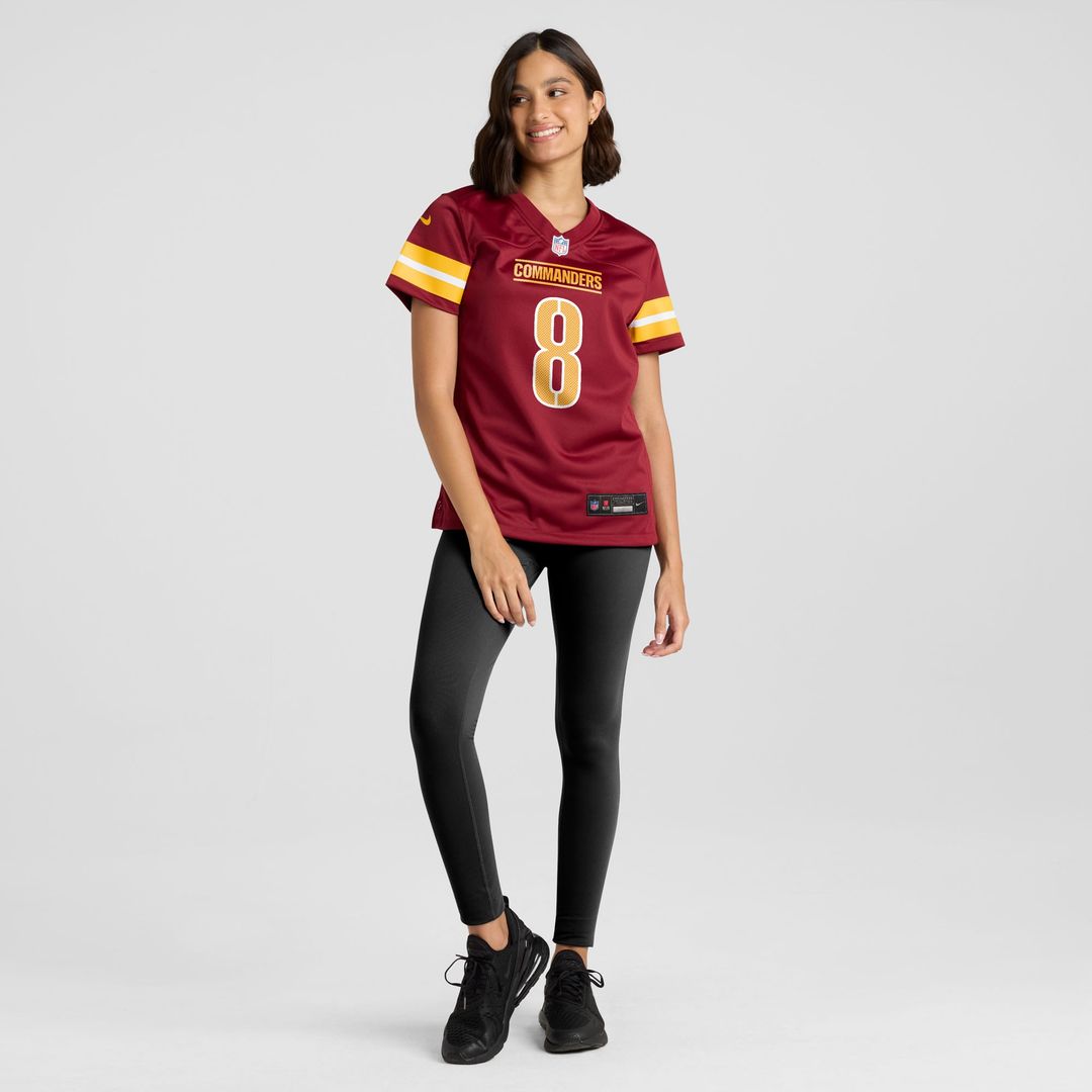 Marcus Mariota Washington Commanders Nike Women's Team Game Jersey -  Burgundy