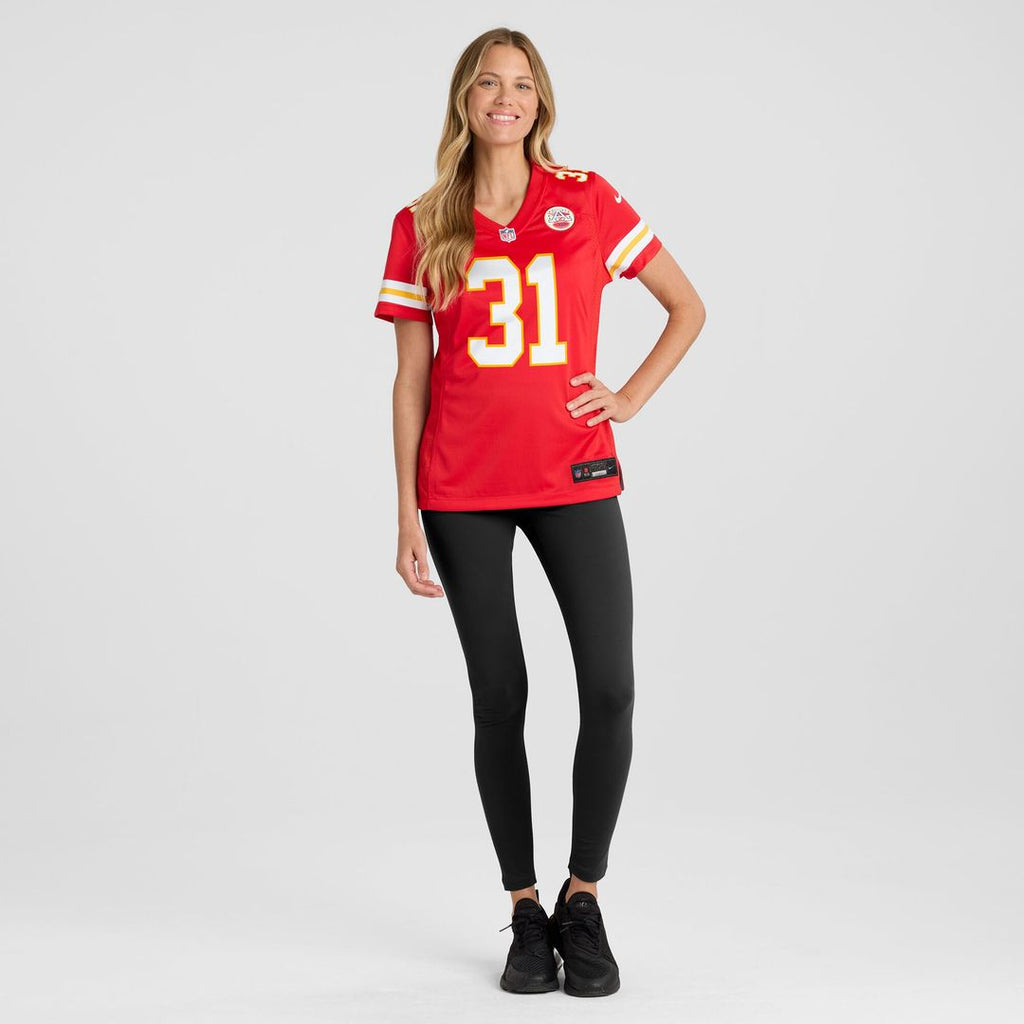 Jeffrey Bassa Kansas City Chiefs Nike Women's Team Game Jersey -  Red