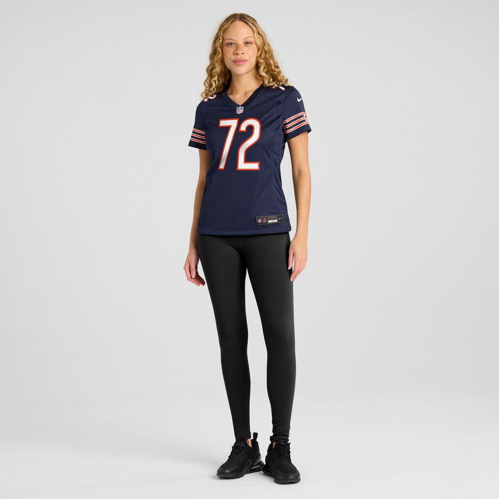Kiran Amegadjie Chicago Bears Nike Women's  Game Jersey -  Navy