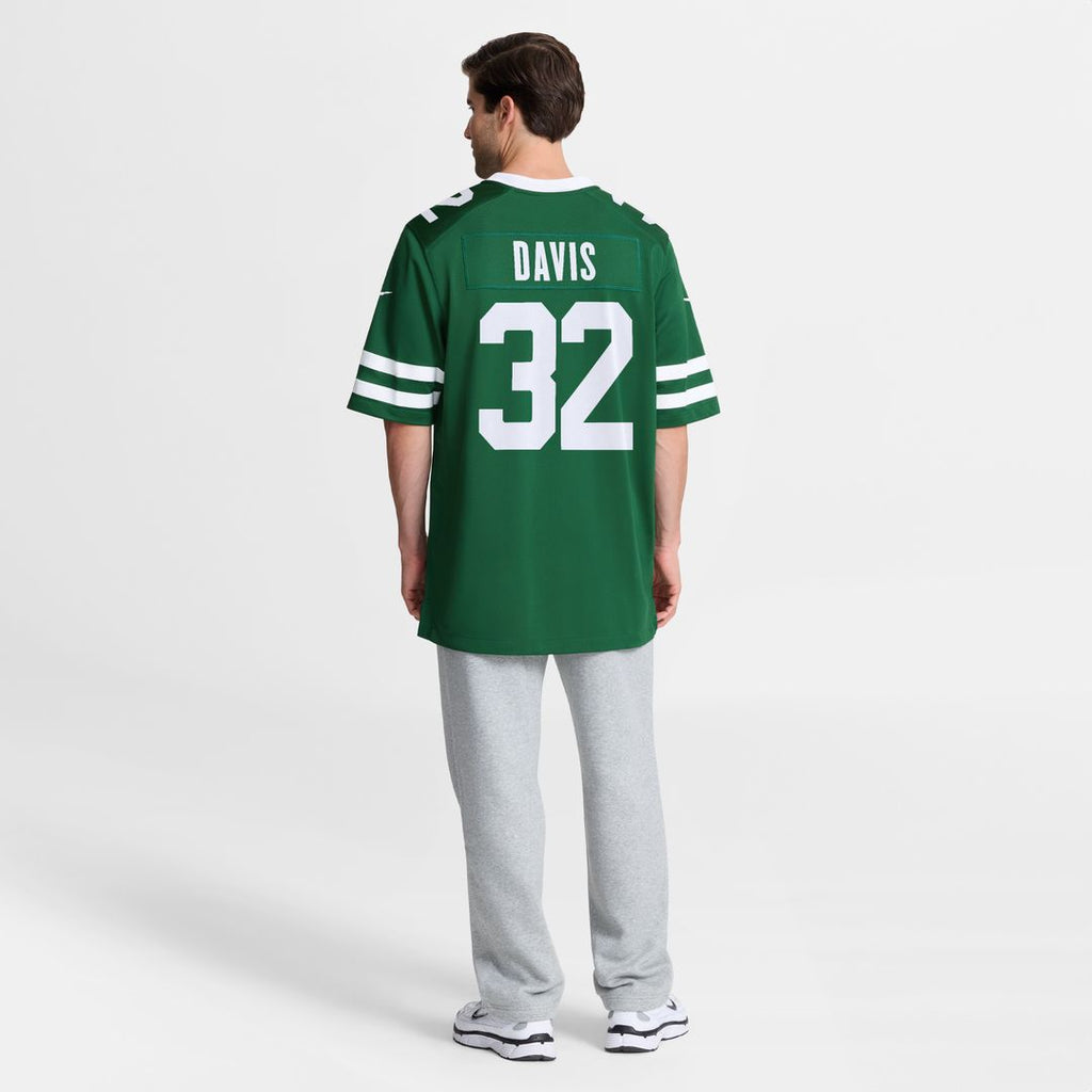 Isaiah Davis New York Jets Nike Team Game Jersey - Legacy Green