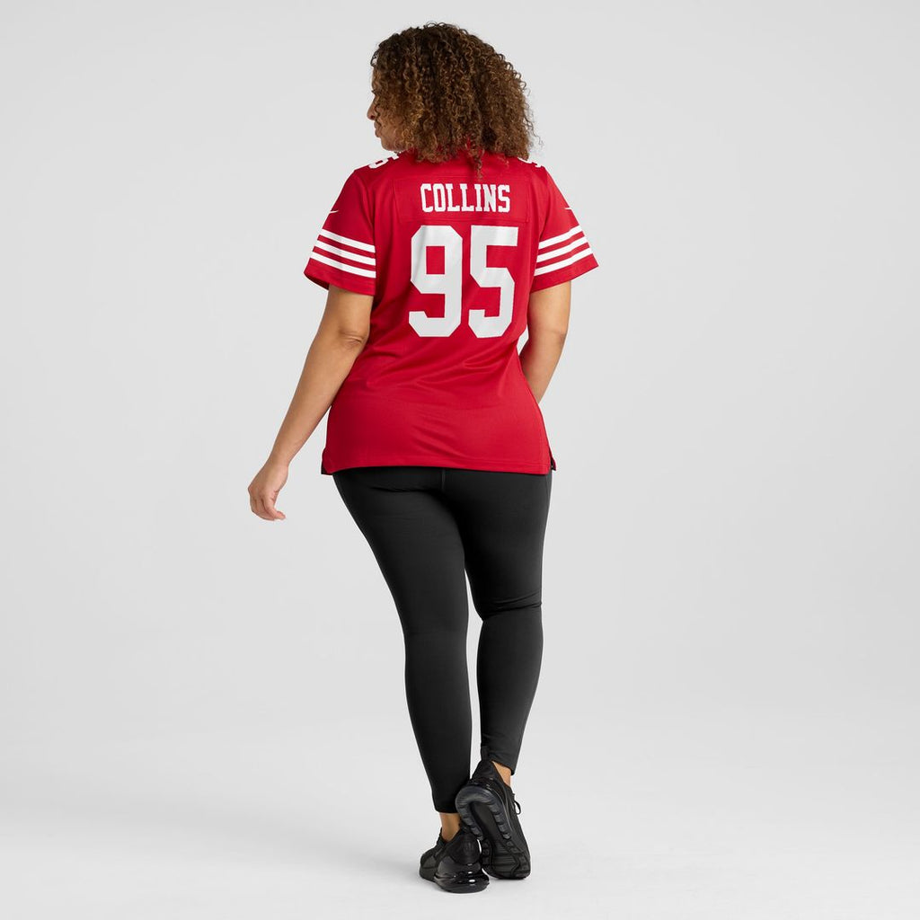 Alfred Collins San Francisco 49ers Nike Women's Team Game Jersey -  Scarlet
