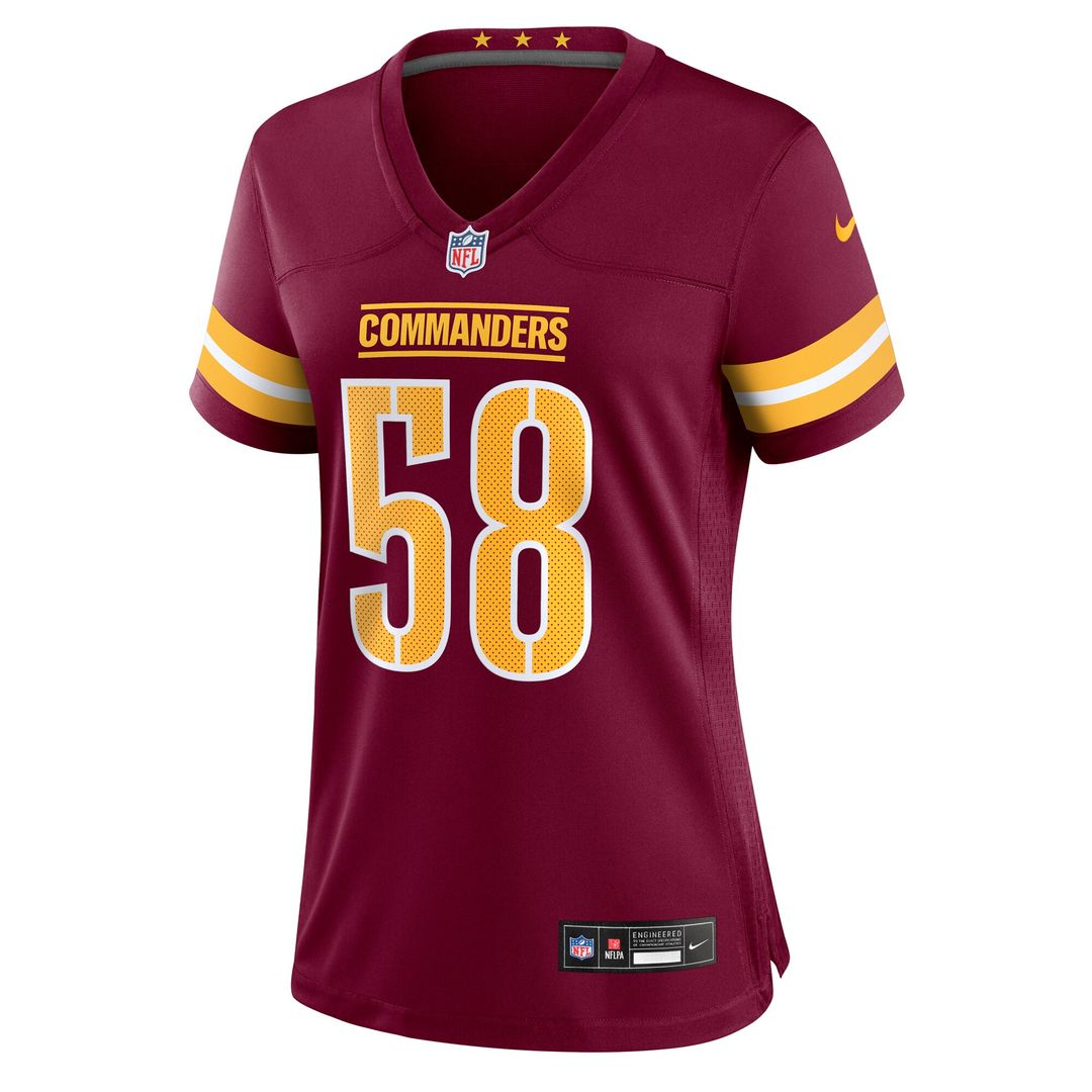 Jordan Magee Washington Commanders Nike Women's Team Game Jersey -  Burgundy