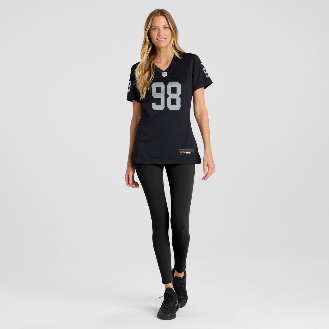Maxx Crosby Las Vegas Raiders Nike Women's Jersey - Black