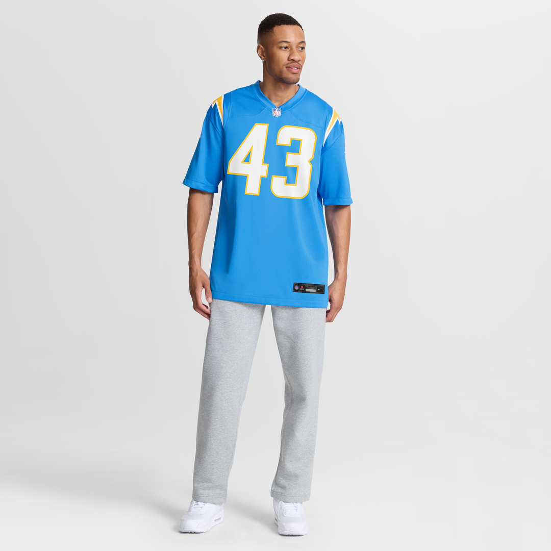Troy Dye Los Angeles Chargers Nike  Game Jersey -  Powder Blue