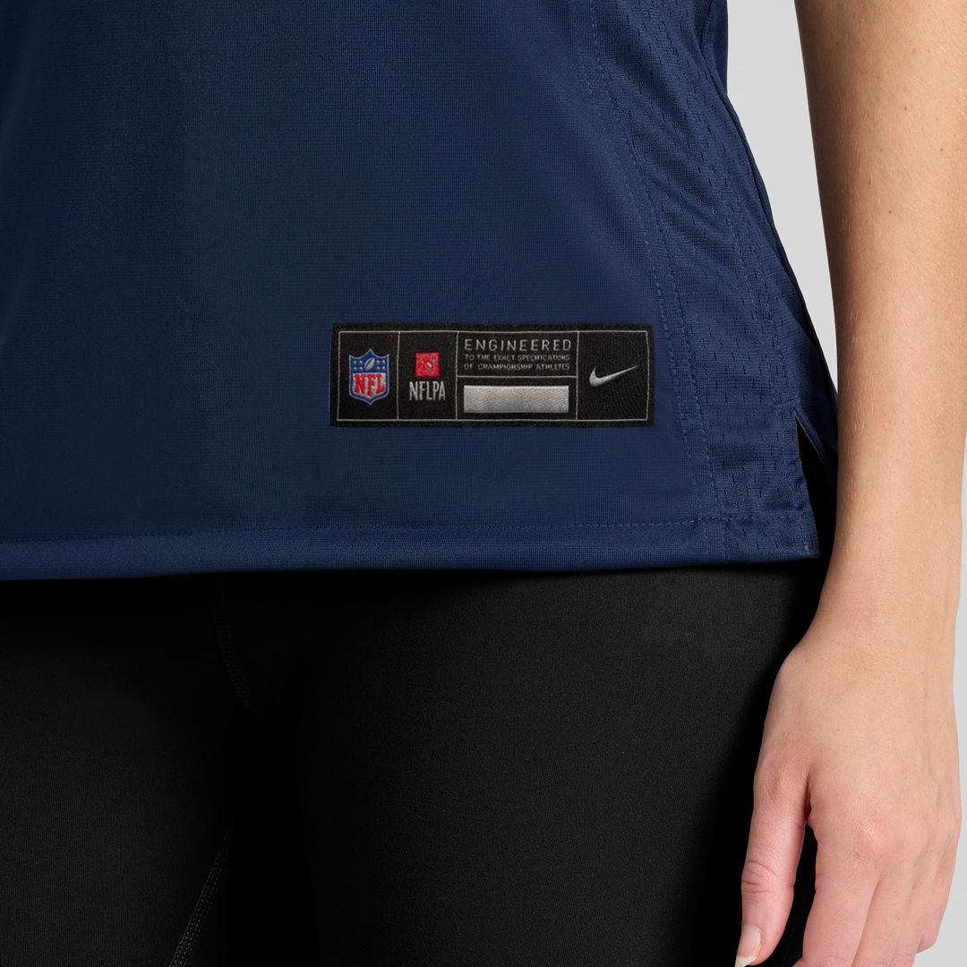 Caedan Wallace New England Patriots Nike Women's Game Jersey - Navy