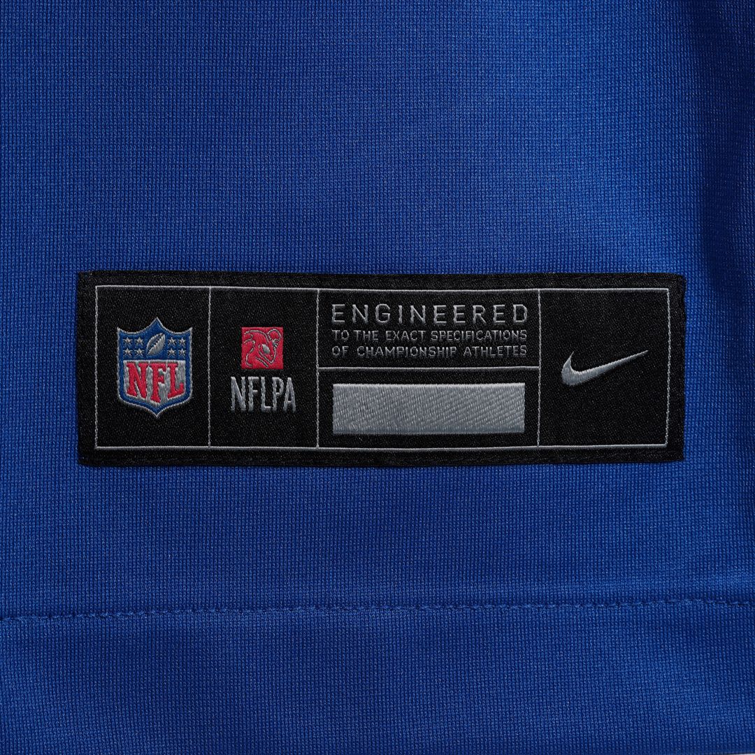 Jaxson Dart New York Giants Nike Alternate Century Red Game Jersey - Red