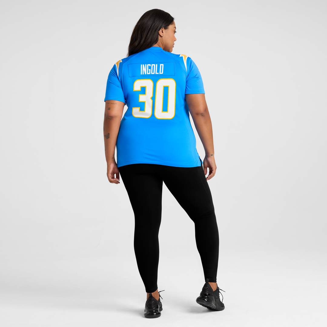 Alec Ingold Los Angeles Chargers Nike Women's Team Game Jersey -  Powder Blue