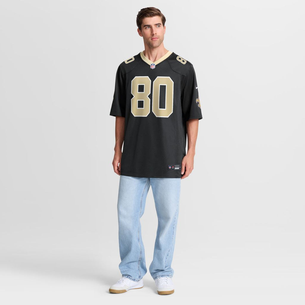 Moliki Matavao New Orleans Saints Nike Team Game Jersey -  Black