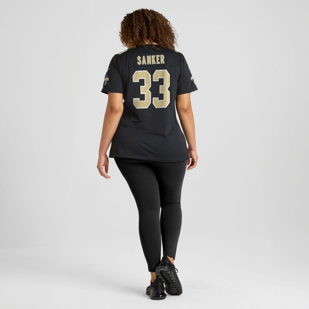 Jonas Sanker New Orleans Saints Nike Women's Team Game Jersey -  Black