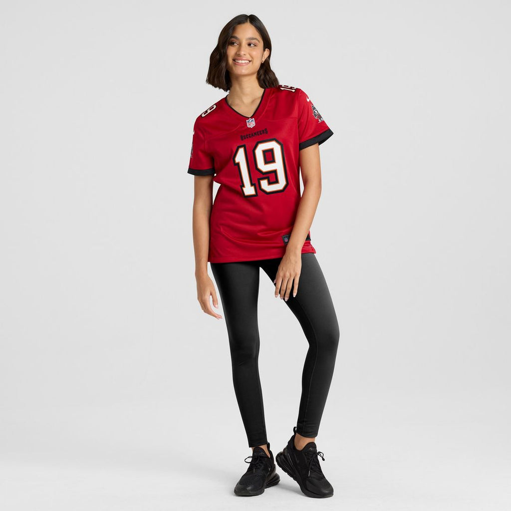 Keyshawn Johnson Tampa Bay Buccaneers Nike Women's Game Retired Player Jersey - Red
