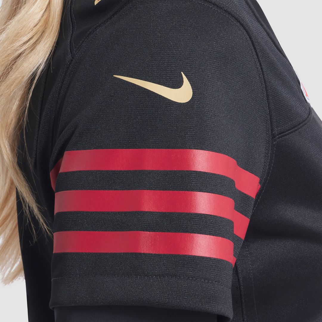 Brock Purdy San Francisco 49ers Nike Women's 2025 Rivalries Collection Game Jersey - Black
