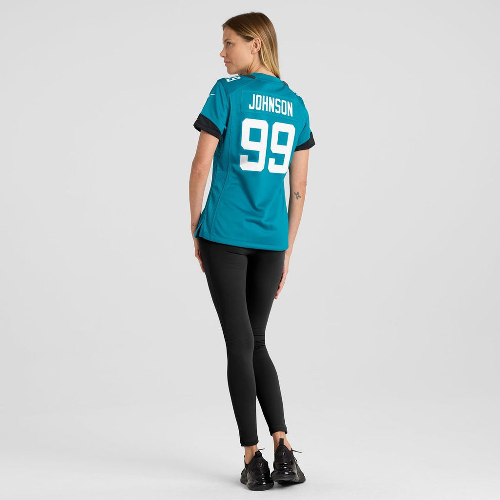 Austin Johnson Jacksonville Jaguars Nike Women's Team Game Jersey -  Teal