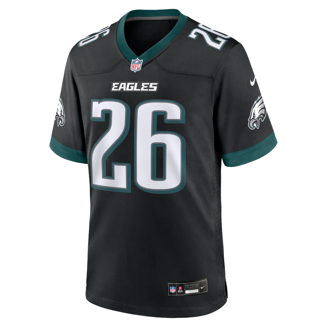 Saquon Barkley Philadelphia Eagles Nike Team Game Jersey -  Midnight Green