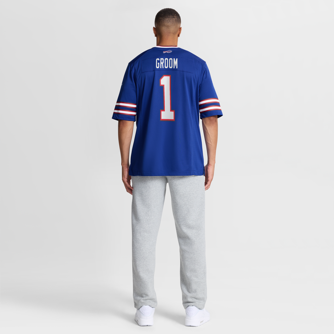 Number 1 Groom Buffalo Bills Nike Game Jersey - Royal