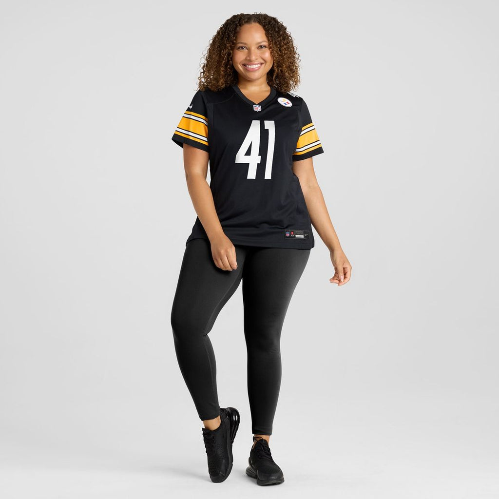 Payton Wilson Pittsburgh Steelers Nike Women's Team Game Jersey -  Black