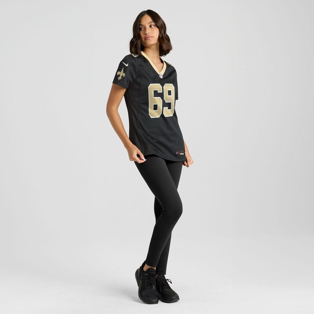 Barry Wesley New Orleans Saints Nike Women's Team Game Jersey -  Black