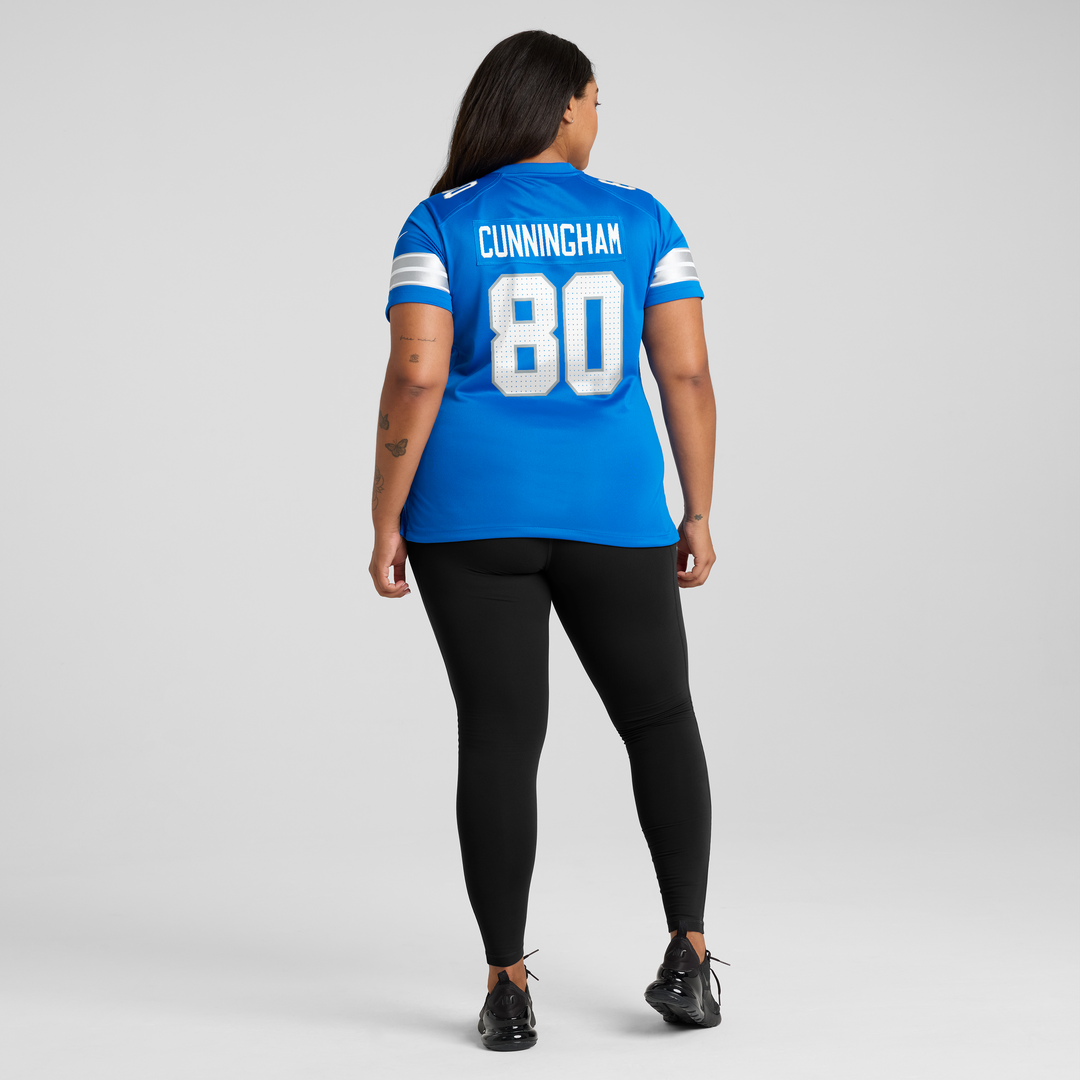 Malik Cunningham Detroit Lions Nike Women's Team Game Jersey -  Blue
