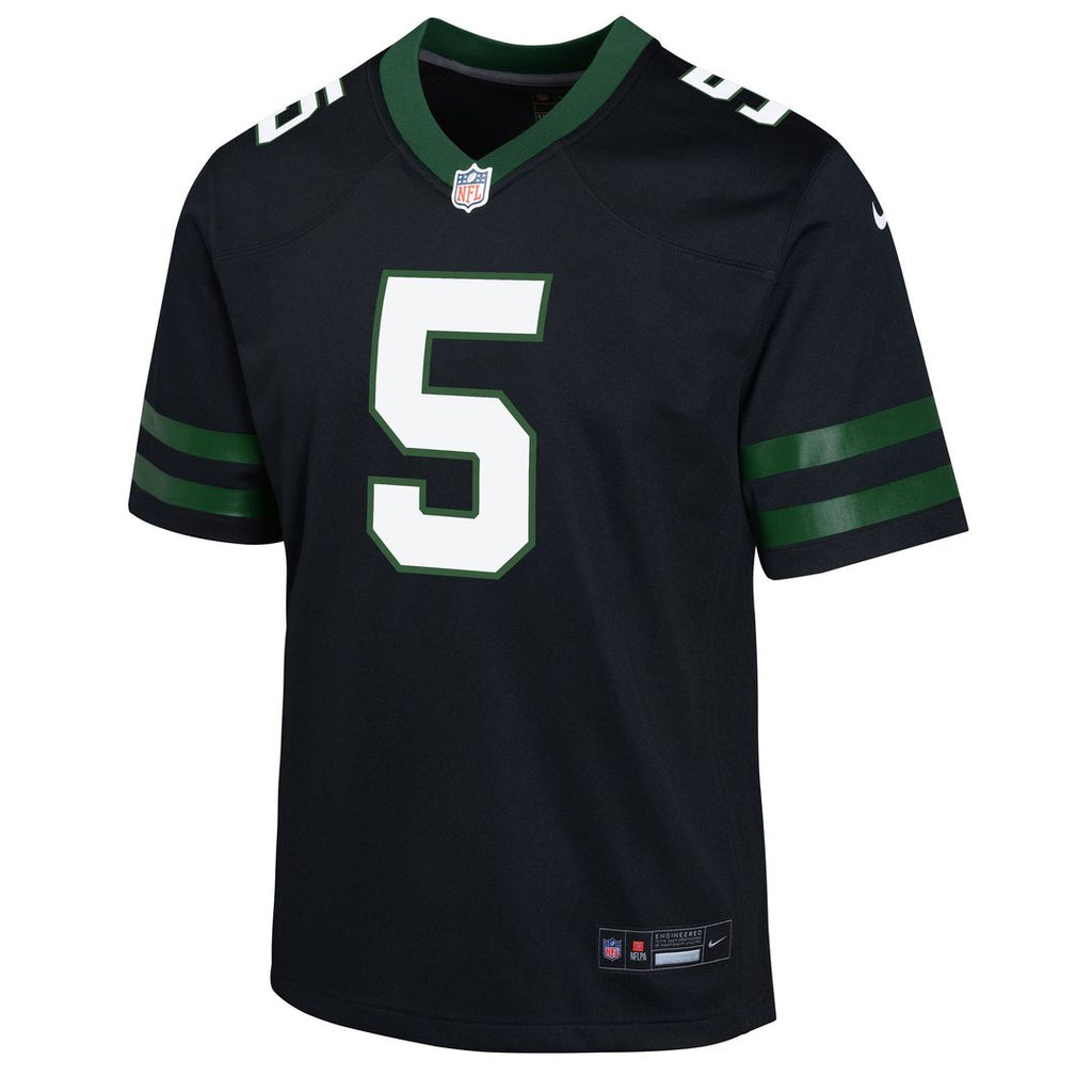 Garrett Wilson New York Jets Nike Youth Game Jersey - White