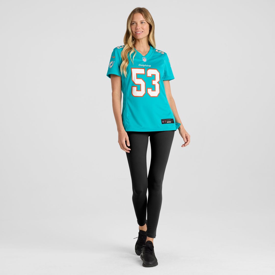 Cameron Goode Miami Dolphins Nike Women's Game Player Jersey - Aqua