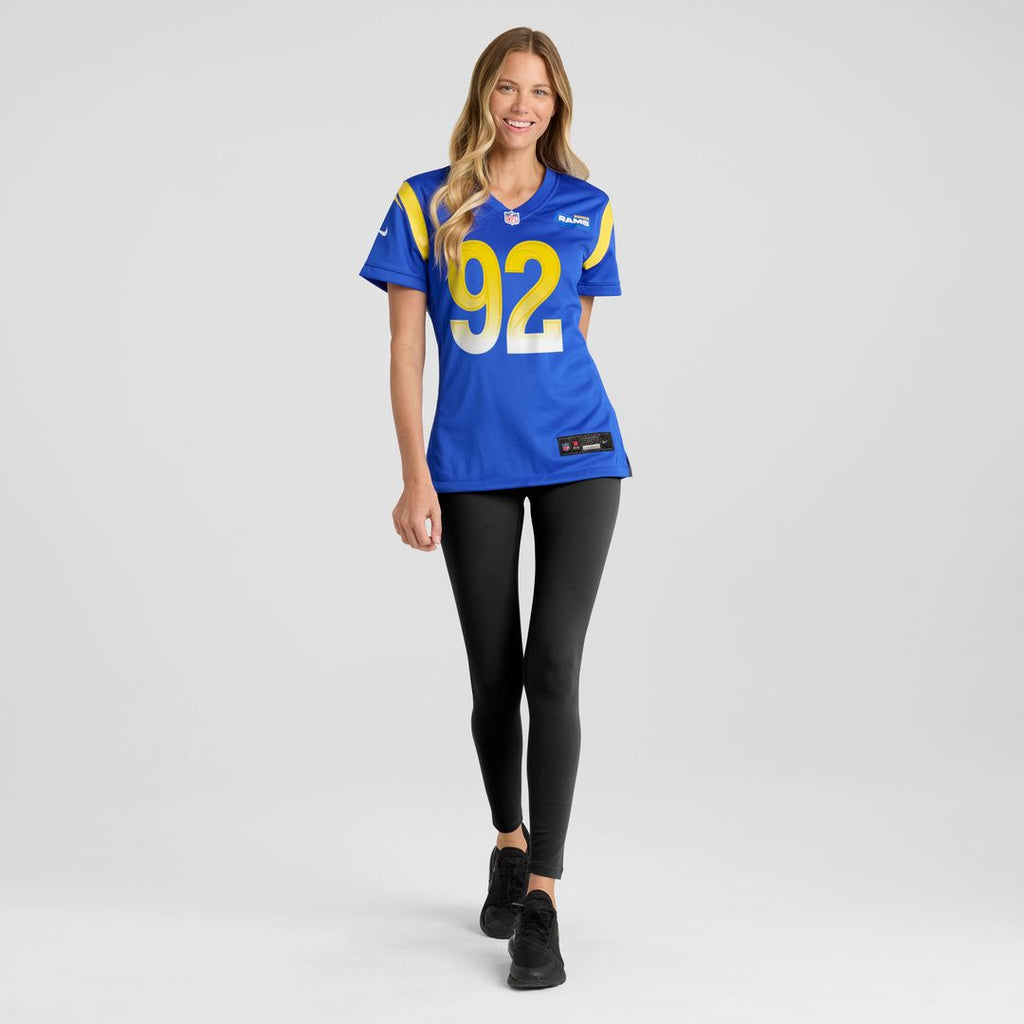 Harrison Mevis Los Angeles Rams Nike Women's Team Game Jersey -  Royal