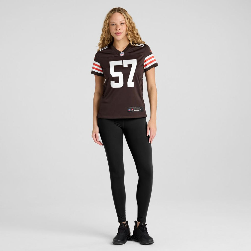 Isaiah McGuire Cleveland Browns Nike Women's Team Game Jersey -  Brown