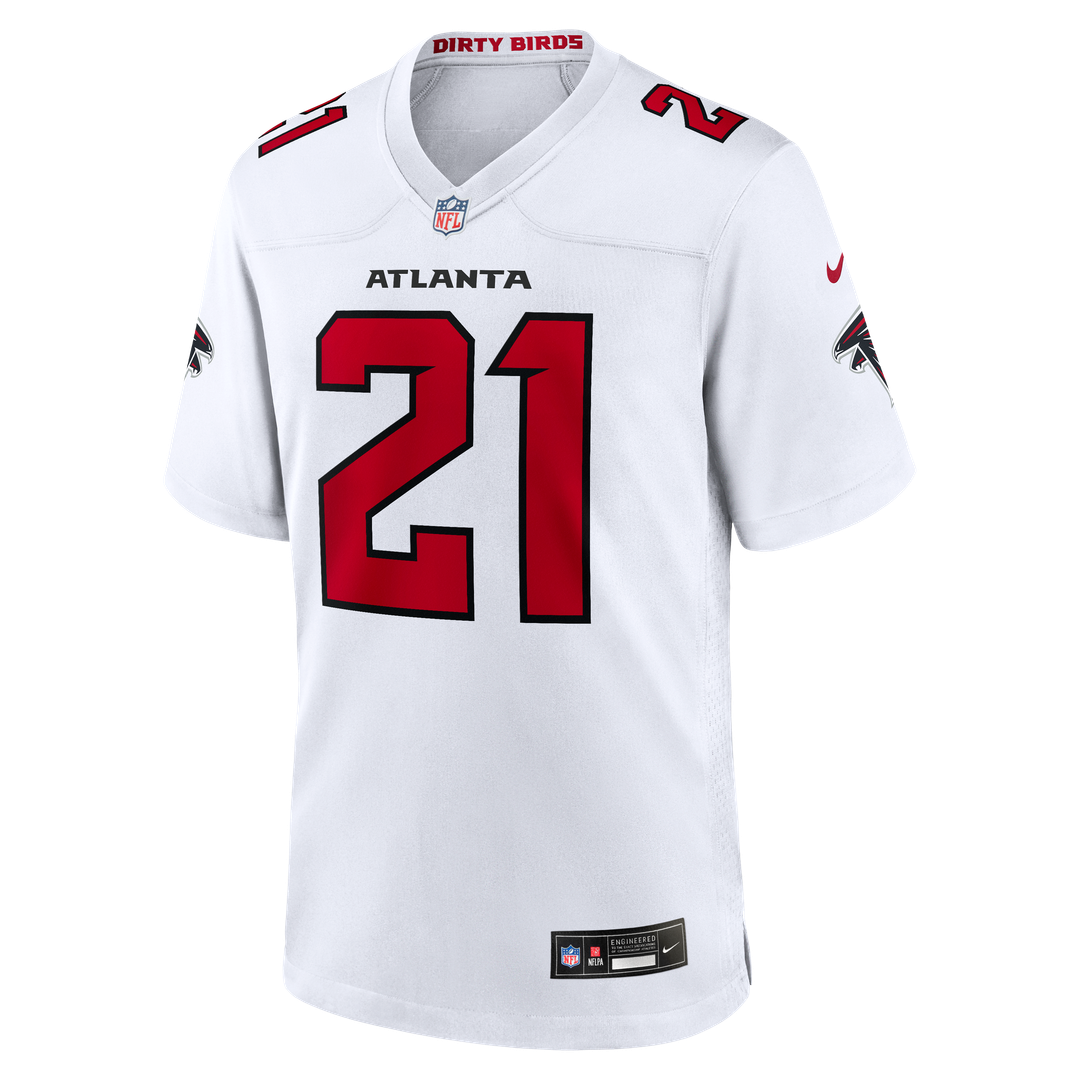 Deion Sanders Atlanta Falcons Nike Retired Player Game Jersey - White