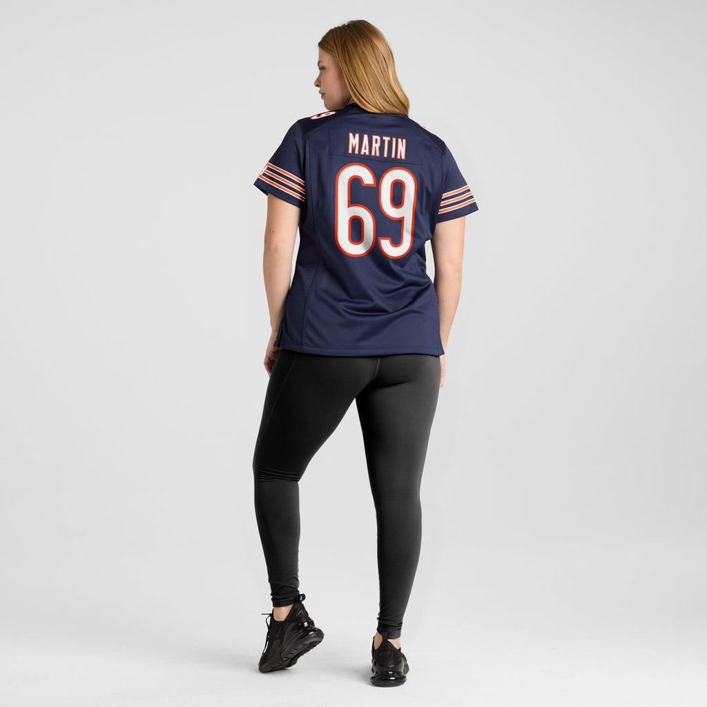 Jeremiah Martin Chicago Bears Nike Women's Team Game Jersey -  Navy