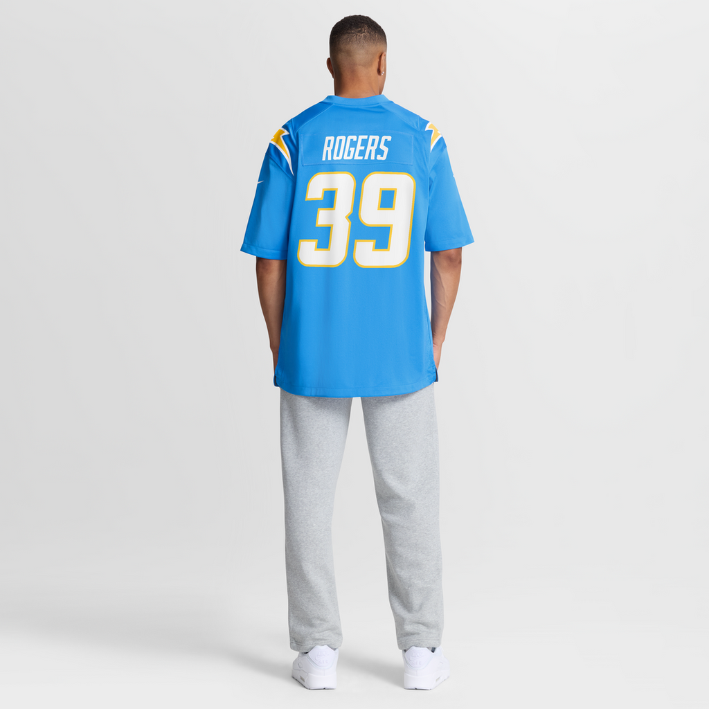 Eric Rogers Los Angeles Chargers Nike Team Game Jersey -  Powder Blue