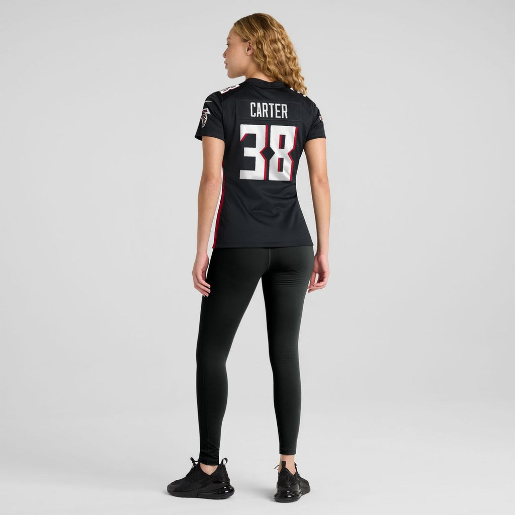 Nathan Carter Atlanta Falcons Nike Women's Team Game Jersey -  Black