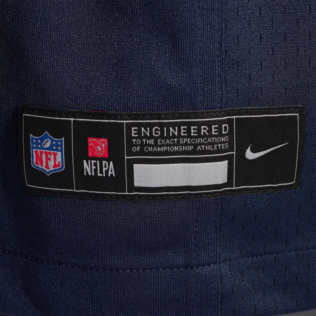 D'Marco Jackson Chicago Bears Nike Team Game Jersey -  Navy