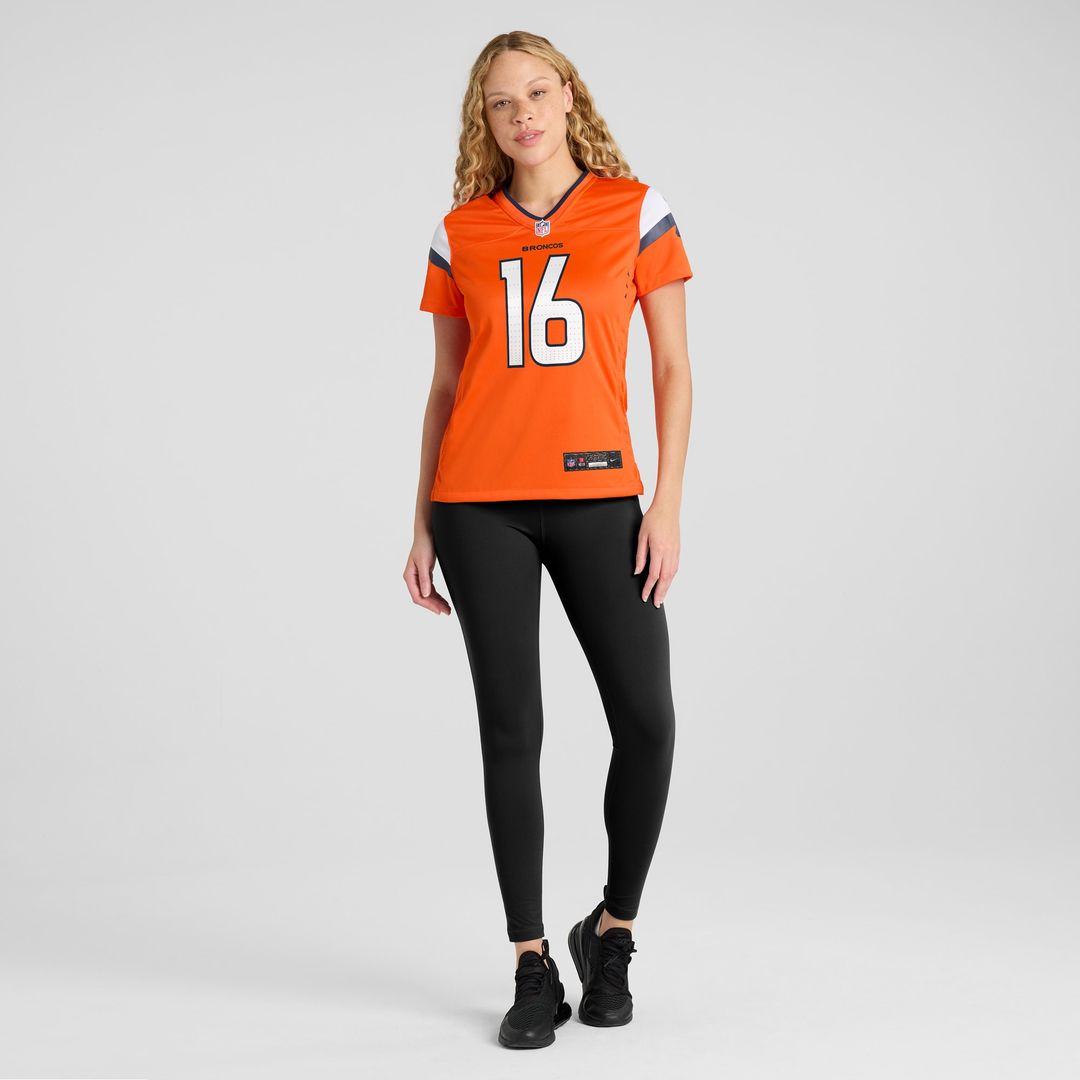 Troy Franklin Denver Broncos Nike Women's Team Game Jersey -  Orange