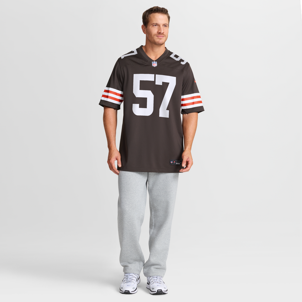 Clay Matthews Cleveland Browns Nike Game Retired Player Jersey - Brown